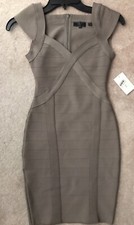 GUESS Iconic Bandage Dress - Sandalwood - Bodycon - XS - NWT