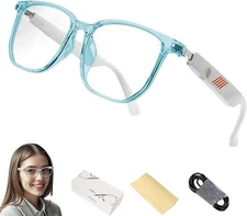 Euvelle Bluetooth Glasses Smart Athletic/Outdoor UV Protection And Voice Control