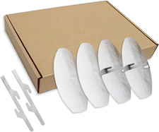 3.5"-4" Cuttlebone for Birds Parakeets, Cuddle Bone with Metal Holder, Cuttlefis