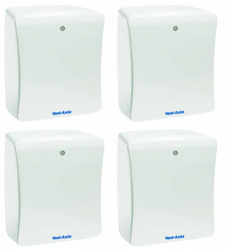 4 x Vent Axia 427479 C Solo+ HT Extractor Fans with Humidistat and Timer 427479A