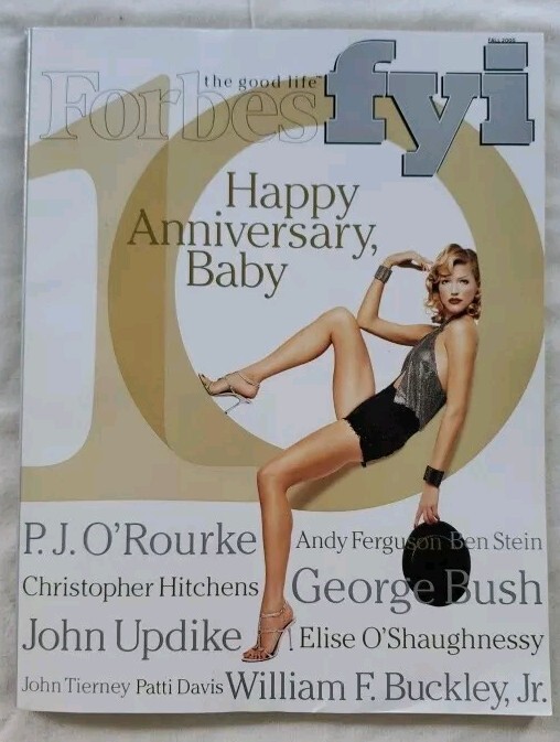 VINTAGE FORBES FYI MAGAZINE FALL 2000 "HAPPY ANNIVERSARY,  BABY"