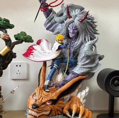 Naruto Namikaze Minato Anime-Actionfigur, Yondaime Hokage PVC-Statue, 28 cm