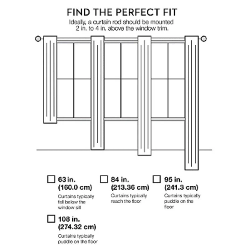 Eclipse Naya Blackout Window Rod Pocket Curtain 37x95 in. Grey One Panel New - Image 2 of 4
