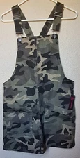 No Boundaries Women Juniors Camo Overalls Pinafore Dress Size S (3-5) BRAND NEW