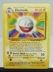 Electrode 21/102 Base Set Rare Non-Holo