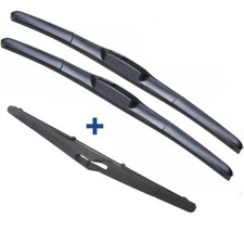 Lexus LX570 Wiper Blades Hybrid Aero For SUV 2008-2015 FRT PAIR & REAR 3 xBL