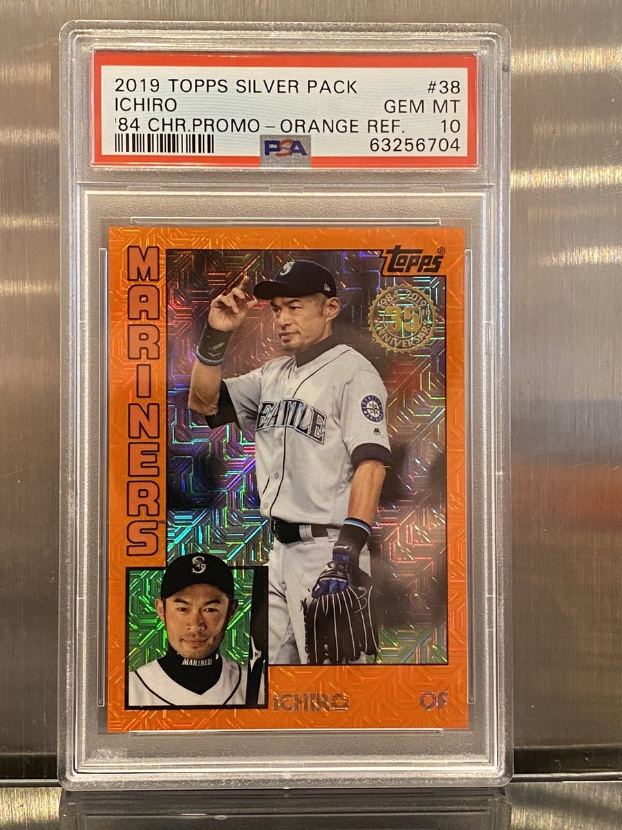 PSA 10 2019 TOPPS Chrome Silver Pack Promo 1984 #38 ICHIRO