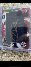 2021 Elements Davis Mills Red Rookie Neon Signs Autograph Auto RC 40/49