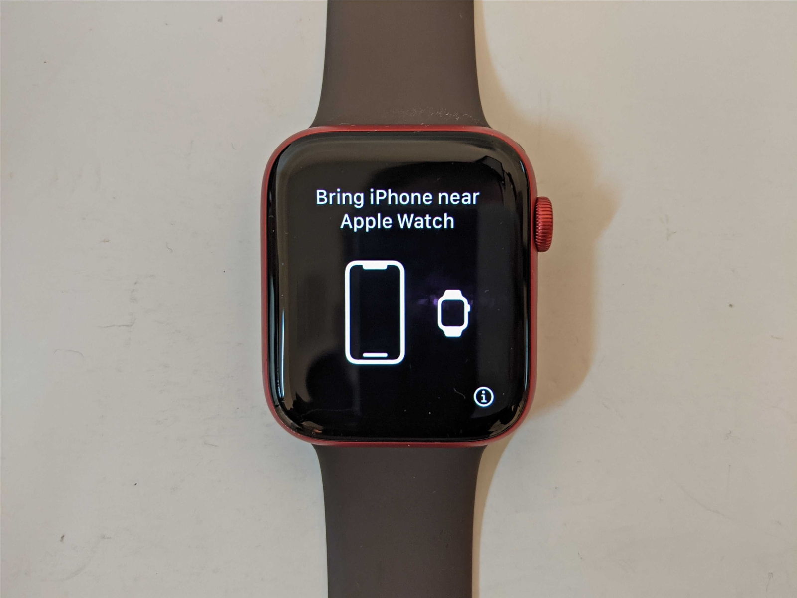 Apple Watch Series 6 44mm (PRODUCT) RED GPS+LTE Aluminum Case Gray *READ*