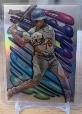 Joendry Vargas 2023 Bowman's Best Shellacked Insert - LA Dodgers