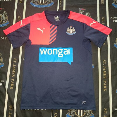 Newcastle United Training Football Shirt Jersey Puma 2015 2016 Size M