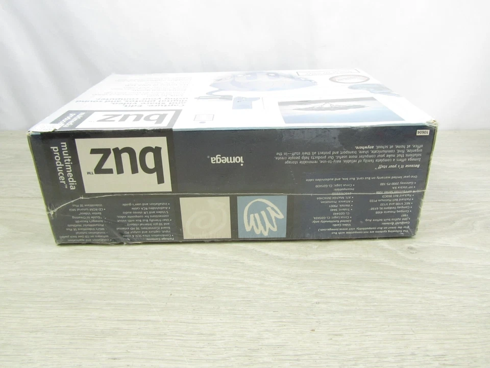 Complete and Sealed IOMega Buz Multimedia Producer (C1) * - Image 3 of 3