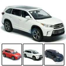 1:32 Toyota Highlander Model Car Alloy Diecast Toy Vehicle Collection Kids Gift