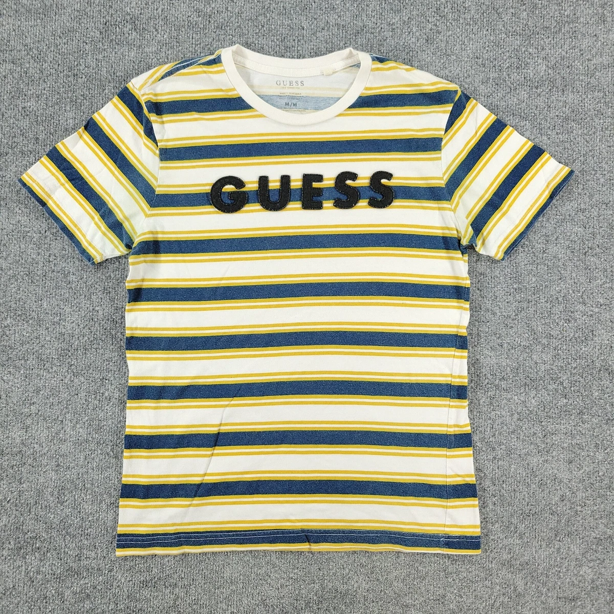 Yellow and hotsell blue guess shirt