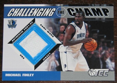 Dallas Mavericks 2001-02 Topps TCC Challenging the Champ Michael Finley 