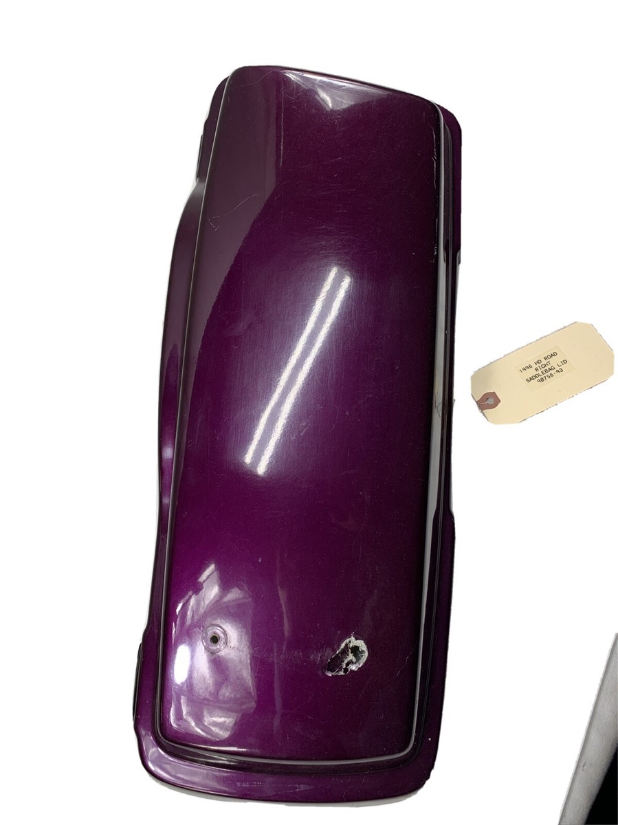  OEM Harley Davidson RIGHT Saddlebag Lid Purple 1996 Road