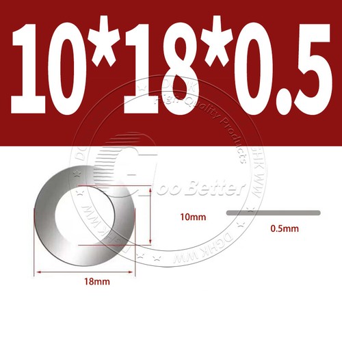 Shim Washers 0.1/0.2/0.3/0.5mm Thick DIN 988 High Quality 304 Stainless Steels - Picture 114 of 239