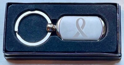 Chevron ''Breast Cancer'' Key Chain