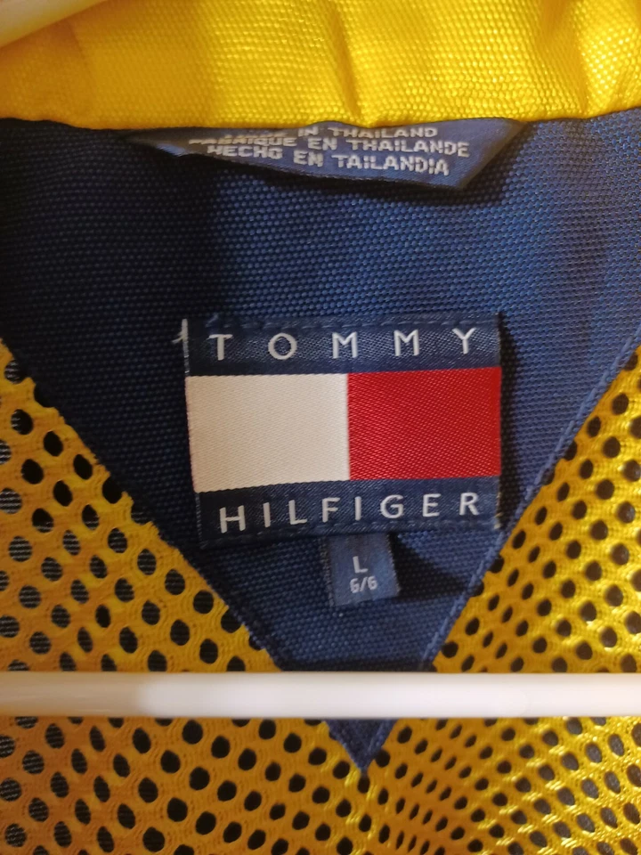 TOMMY HILFIGER SAILING GEAR Chaleco Deportivo Hombre Talla L Años 90 De Colección Muy Raro Foto 4 de 4