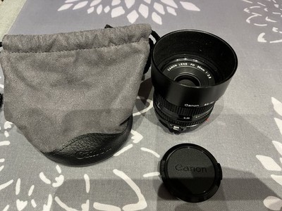 Canon FD 2,8/35 Weitwinkelobjektiv - MF Objektiv - Zubehörpaket BS-52 und LP1014