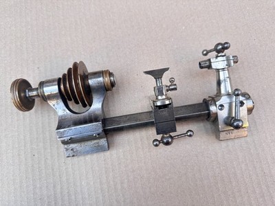 Antique G.Boley ''Bevelled-Bed'' Watchmaker Lathe 8mm