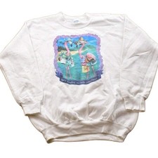 Vintage 1990s Flamingo Theme Crewneck Sweatshirt Men's Medium