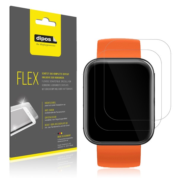 2X 3D Full Cover Schutzfolie FüR Maimo Watch Panzerfolie Anti-Shock Display-image