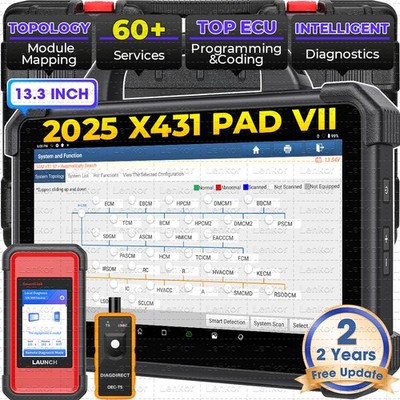 LAUNCH X431 PAD VII ELITE PAD 7 PRO Diagnostic Scanner Key Programming Coding