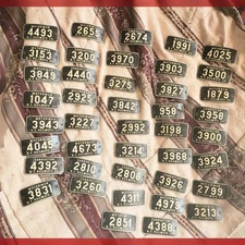 Vintage New York Railways Streetcar Trolley 2 PCS! Motorman Conductor Hat Badge