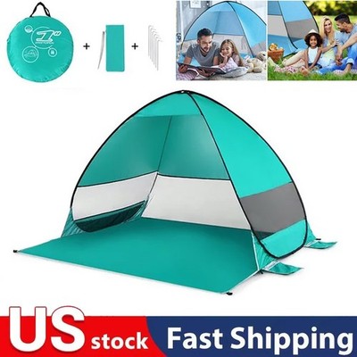 Pop Up Portable Beach Canopy Sun Shade Shelter Outdoor Camping Fishing Tent Mesh