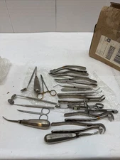 Huge Lot Of Used Henry Schein Dental Instruments Sold As Is 