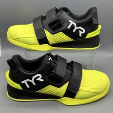 TYR L-2 L2 Lifter Men 12 Weight Training Power Lifting Shoes Green WORN 1x *READ