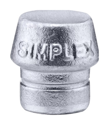 Halder 3209.030, Silver Soft Face Mallet Replacement Insert for Size 30 Simplex