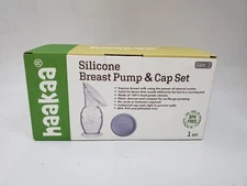 Haakaa Gen 2 Silicone Breast Pump with Suction Base Leak-Proof Silicone Cap