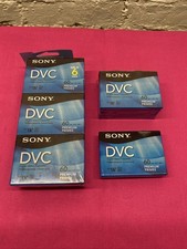Sony DVC Digital Video Cassette MiniDV 60 Min Premium Tapes New lot of 9