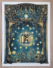 Goose Band Indianapolis Poster June 12, 2025 Planted Pen Firefly Lamp Mas Band