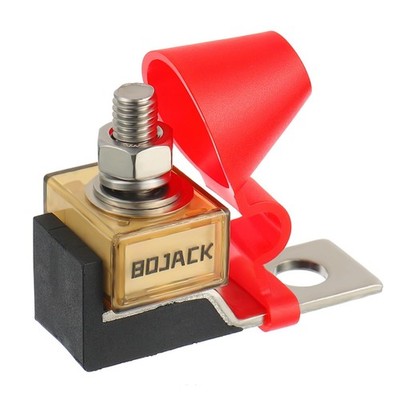 MRBF 50A 58V DC Terminal Fuse Block - Single Stud 5/16'' M8 Compact Marine Rat...