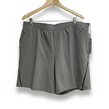 VRST Mens 7in Inseam Stealth Shorts Silver Shadow MAX200436N