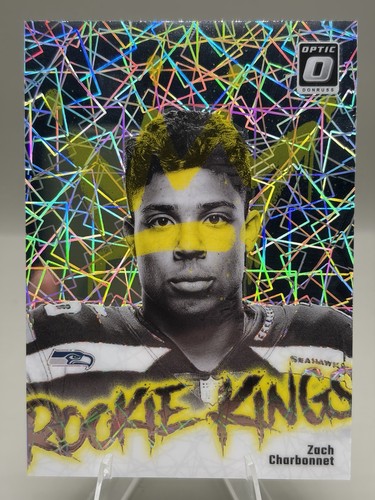 Zach Charbonnet #10 2023 Panini Donruss Optic Rookie Kings card