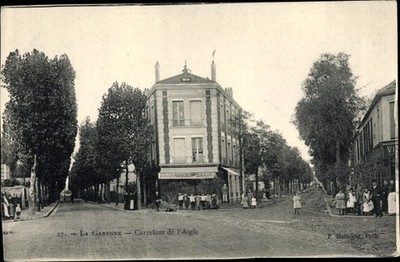 Ak La Garenne Hauts de Seine, Carrefour de l´Aigle - 2635706