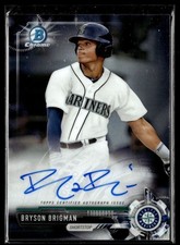 2017 BOWMAN CHROME AUTO BRYSON BRIGMAN MARINERS