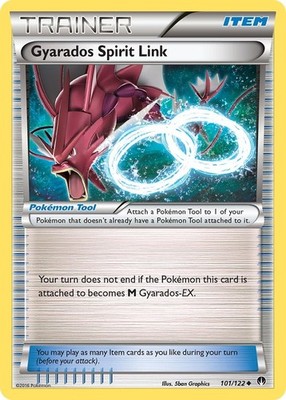 Gyarados Spirit Link (101/122) Uncommon NM BKP XY - BREAKpoint Pokemon TCG