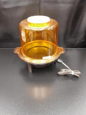 West Bend Popcorn Corn Popper Butter matic 4 Qt Electric 2 w Dome & Lid