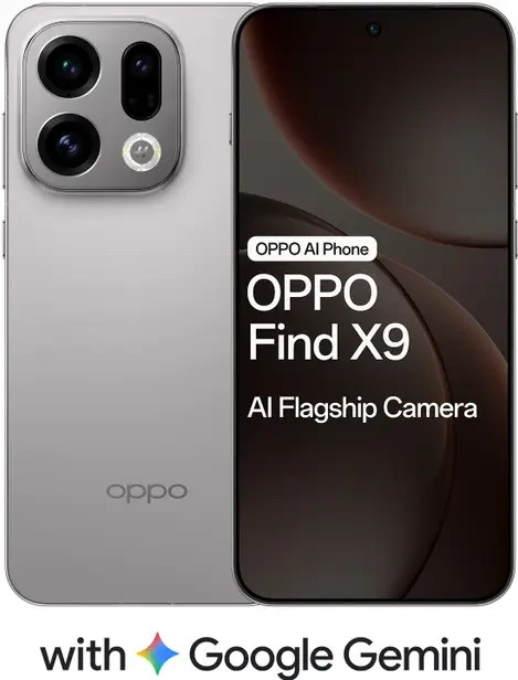 OPPO Find X9 5G Dual SIM (Titanium Grey, 512 GB) (16 GB RAM) Global Version