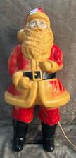 Vintage Plastic Santa Lite Up 18 x 7 1/2 x 6
