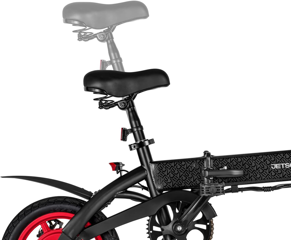 Jetson JJ7-BLK Arro Electric Bike, 350-Watt Motor, Easy-Folding Mechanism,  Black