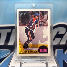 1987-88 O-Pee-Chee #7, ESA TIKKANEN SP RC ??? Vintage Rookie Card. rookie card picture