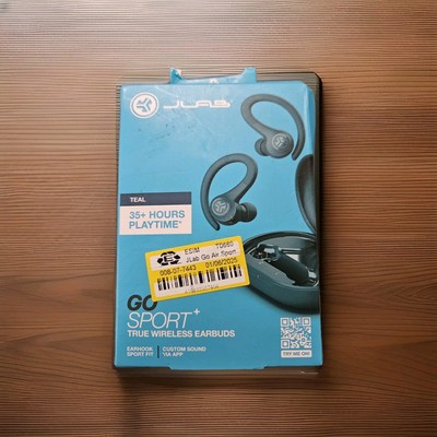 JLab Go Air Sport True Wireless Bluetooth Headphones - Teal Blue