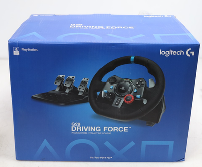 Logitech G29 Driving Force Racing Wheel and Pedals Blue PS3 PS4