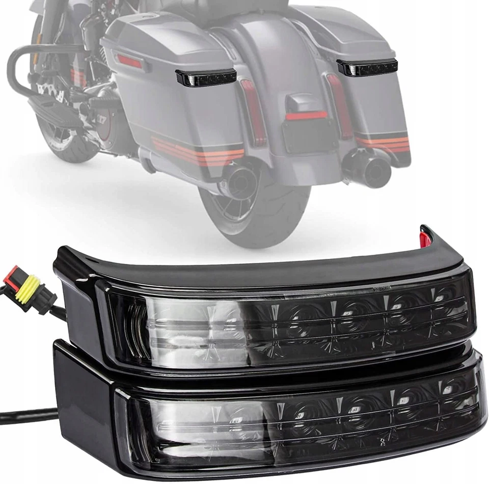 Clignotants 3 en 1 avec feux arrière et stop pour Harley-Davidson Road Glide ... - Photo 1/4